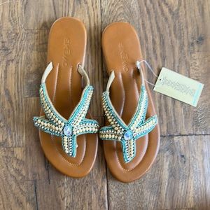 Skemo brand new starfish sandals